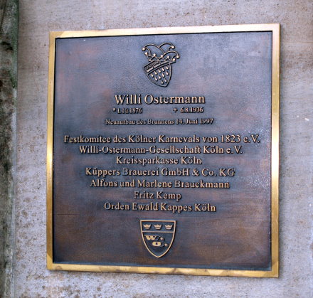 Willi Ostermann Gedenktafel