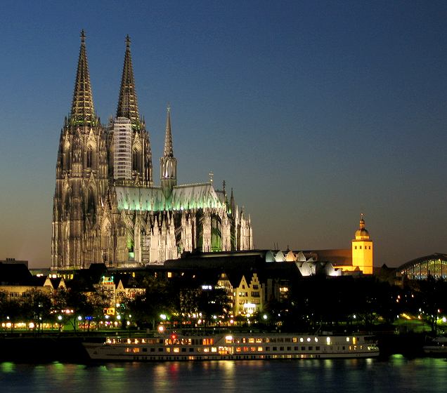 Klner Dom Rheinufer Altstadt